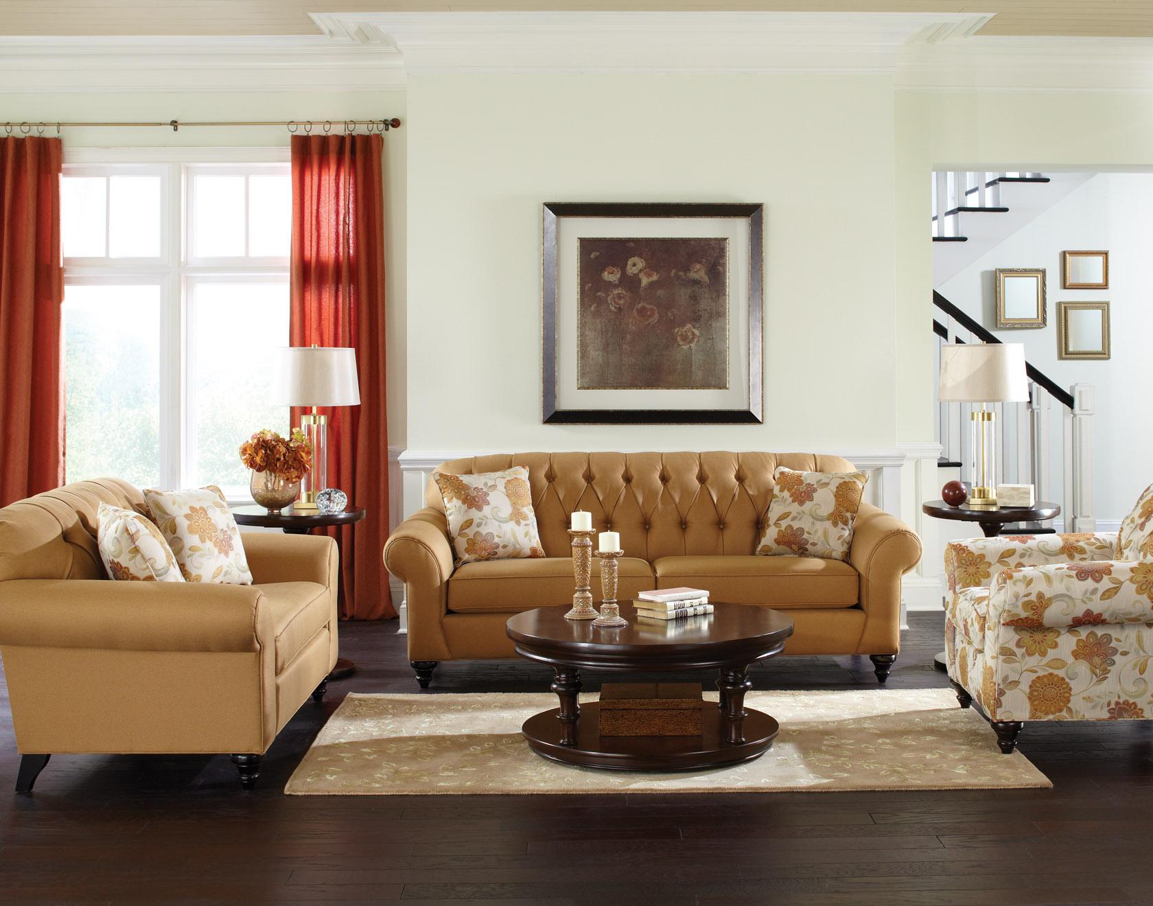 Ashley furniture cheap tufted sofa